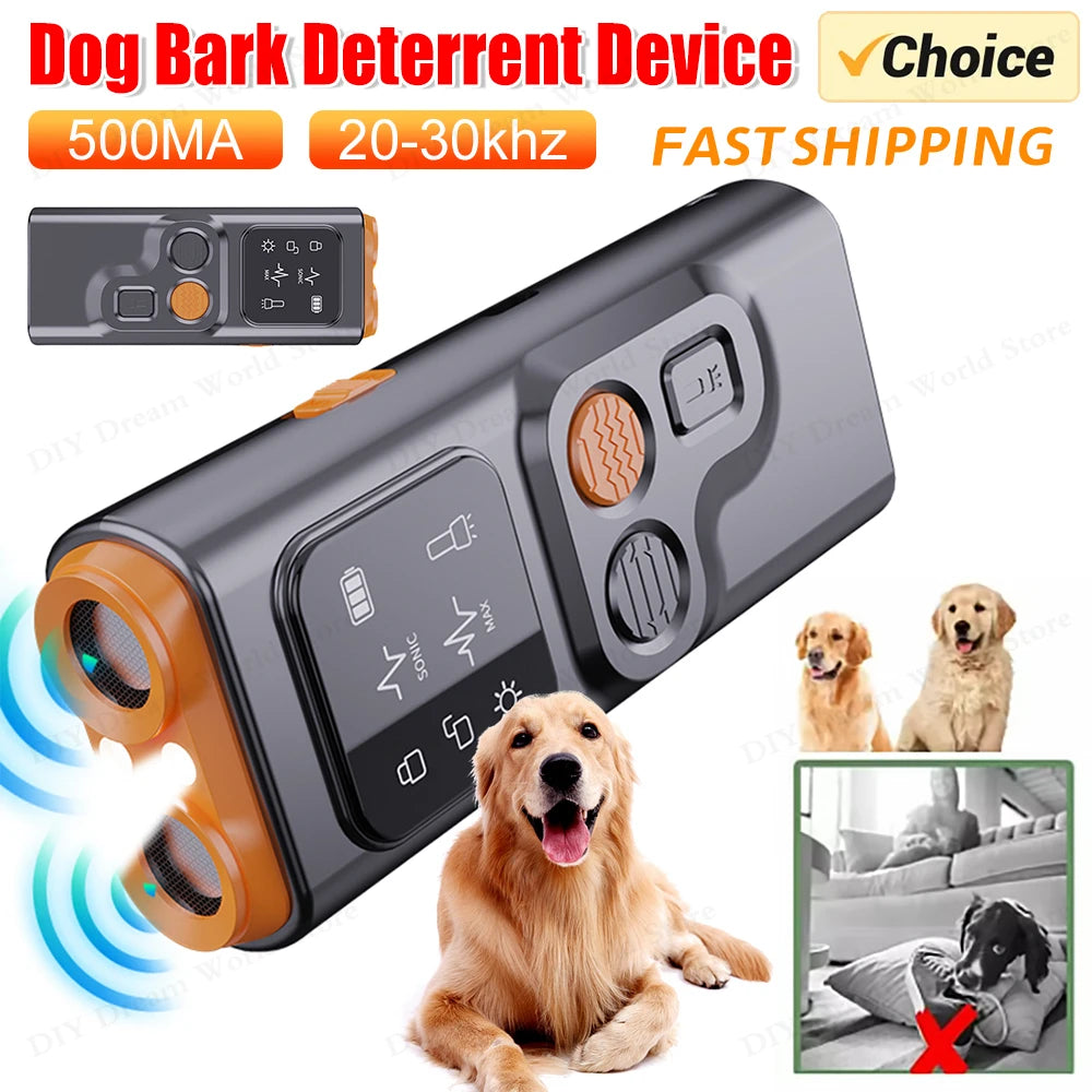 Ultrasonic Dog Trainer Deterrent Bark Control Device 2025