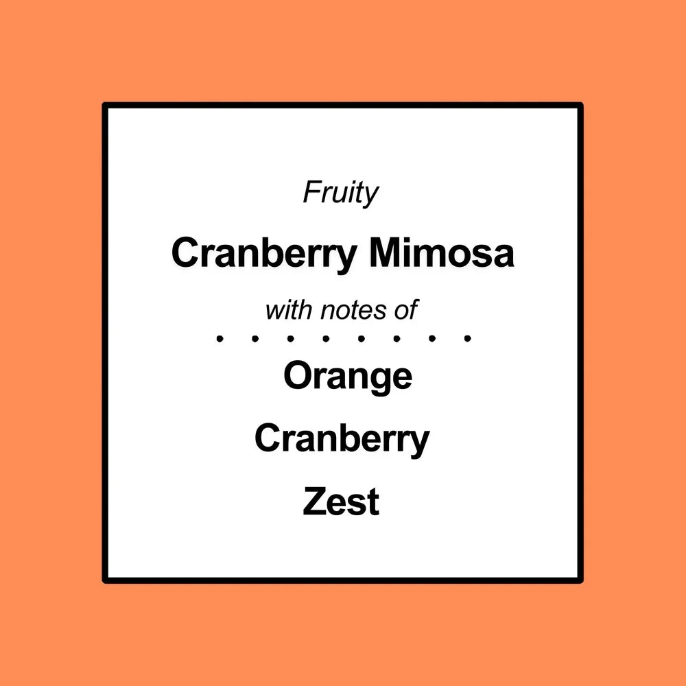 Three Wick Cranberry Mimosa Scented Candle Paraffin Wax