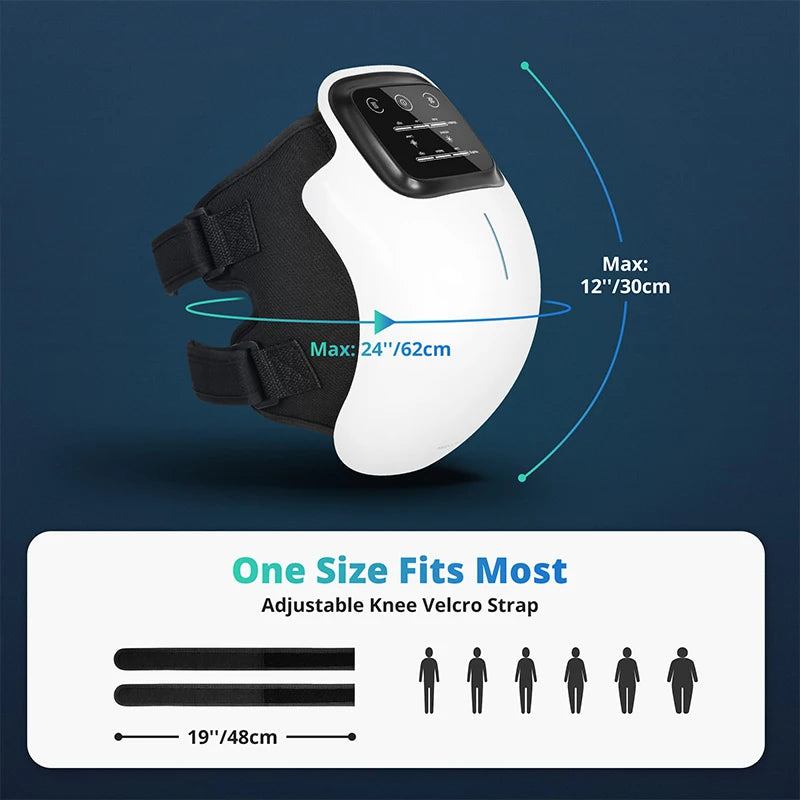 Medcursor Wireless Knee Pad Massager With 3 Heating Levels