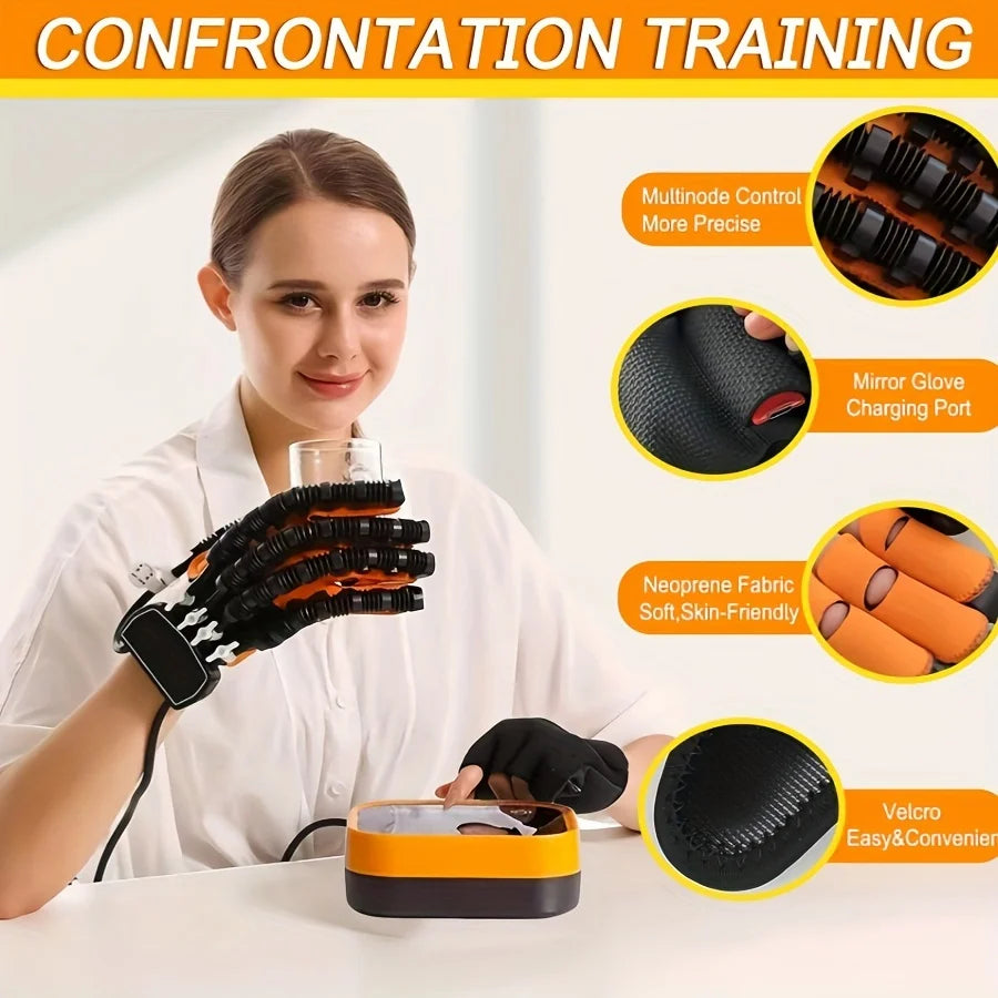 Hand Rehabilitation Robot Gloves For Home Therapy Stroke