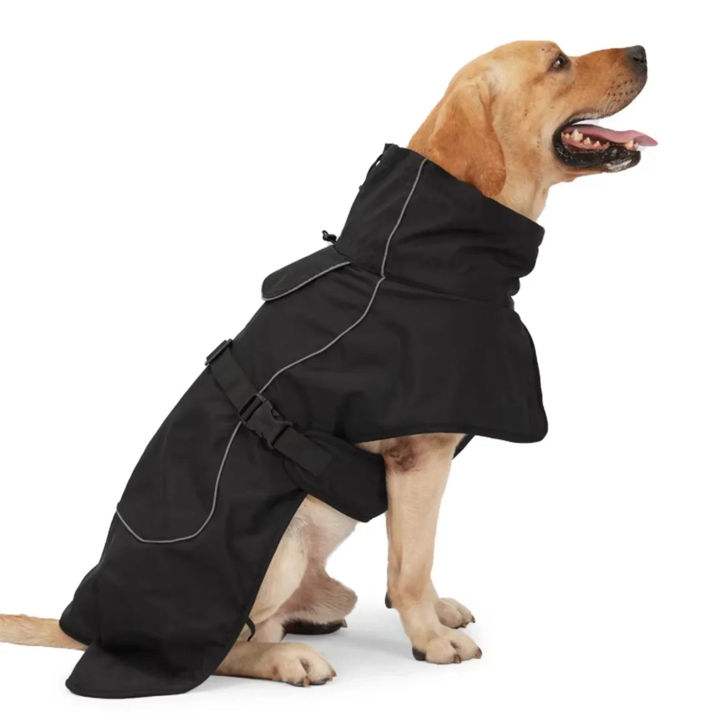 Windproof Leather Dog Raincoat Winter Jacket For Pets