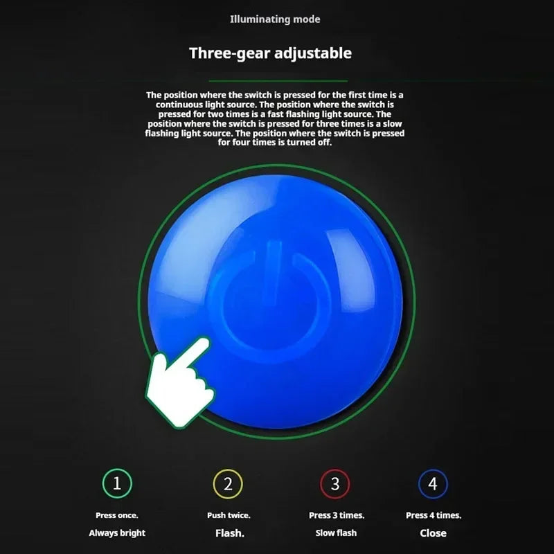 Led Luminous Dog Cat Collar Glowing Pendant Safety Necklace