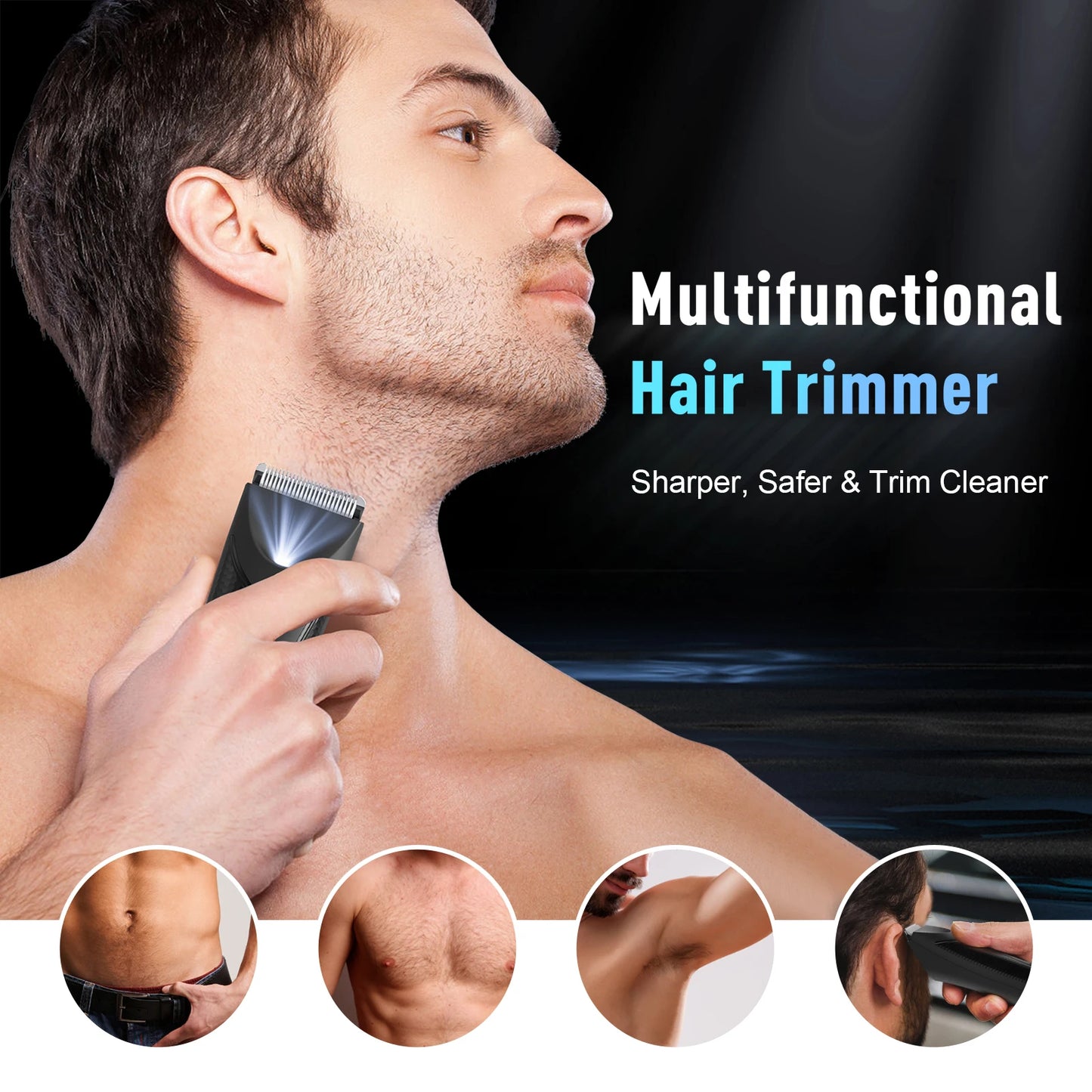 Sejoy 6006 Electric Body Hair Trimmer For Men And Women