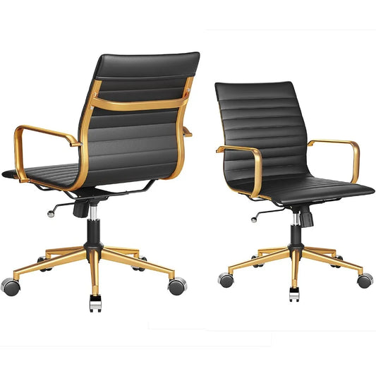 Ergonomic Desk Chair With Armrests And Wheels Home Office