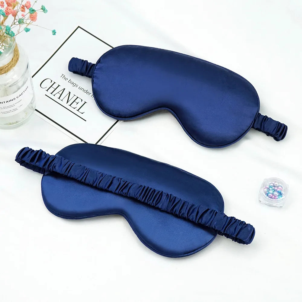 Imitated Silk Sleep Eye Patch Mask With Elastic Headband