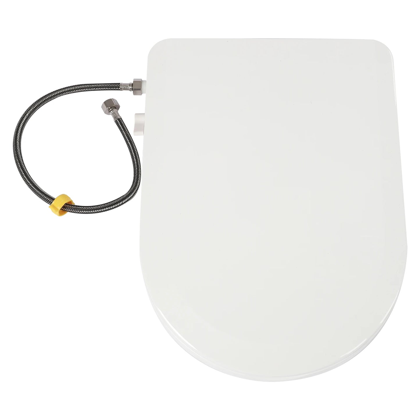Non Electric Bidet Toilet Seat With Dual Nozzle Elongated