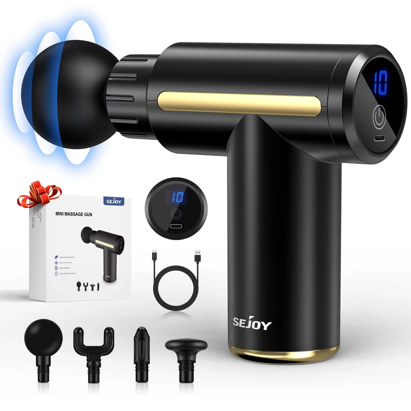 Sejoy Deep Tissue Massage Gun For Pain Relief Massager