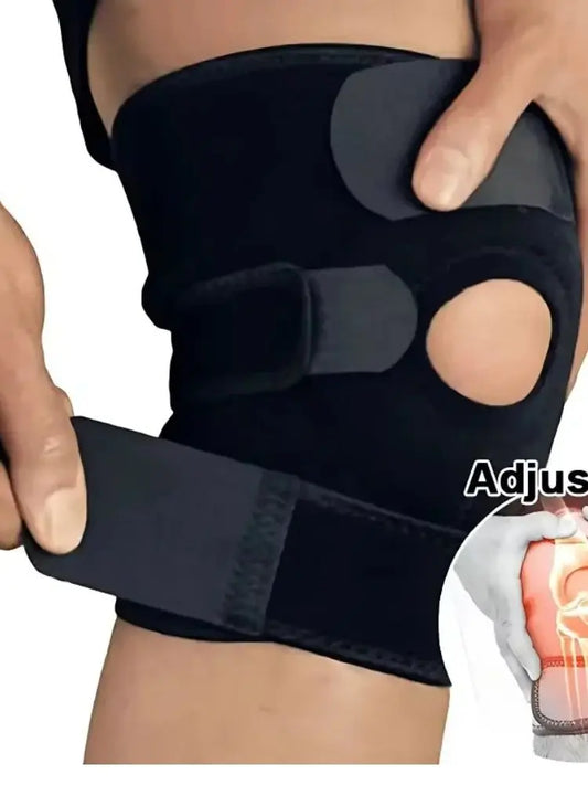 1pc Adjustable Compression Knee Patellar Pad Tendon Support Sleeve Brace Men Women for Arthritis Pain, Injury Recovery, Running