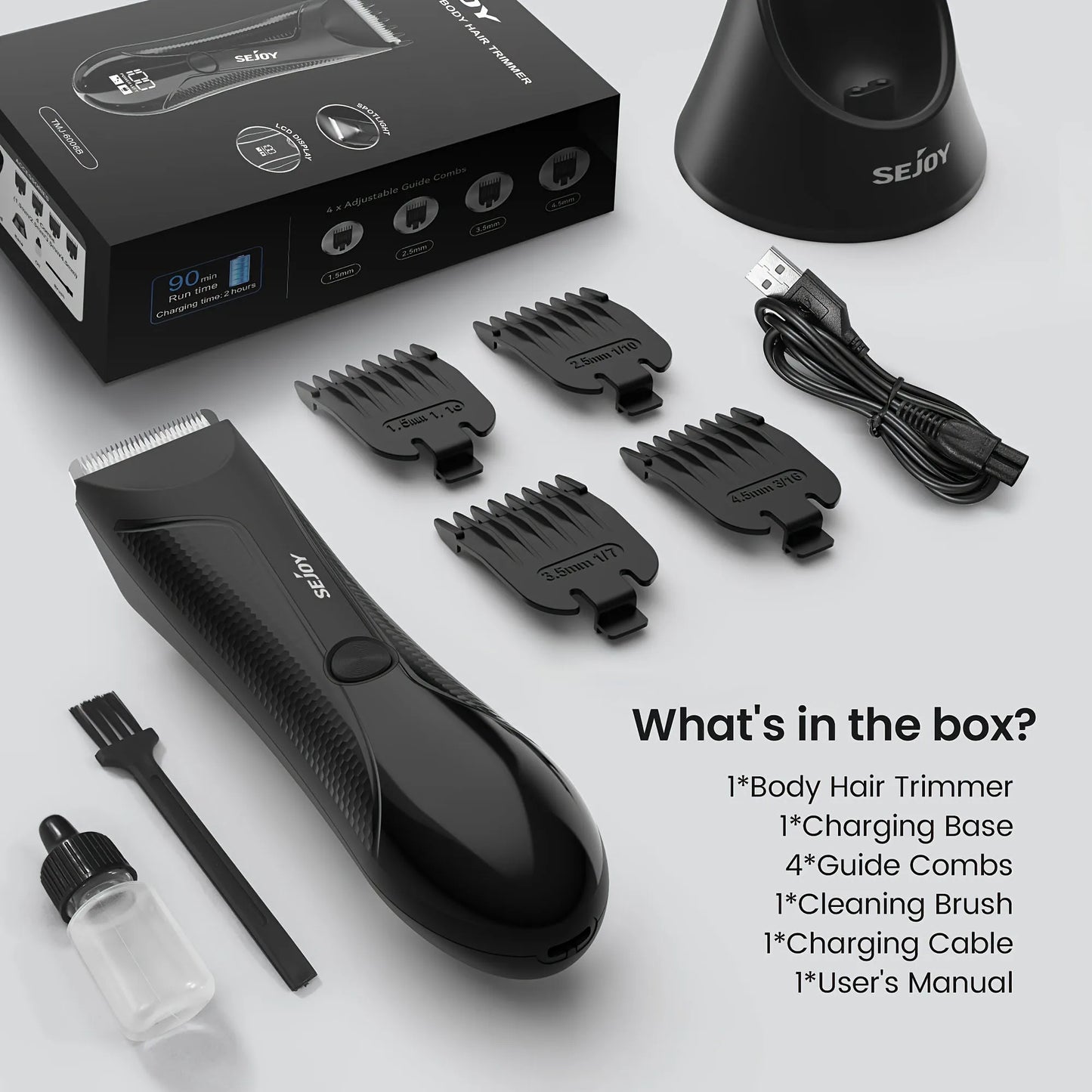 Sejoy 6006 Electric Body Hair Trimmer For Men And Women