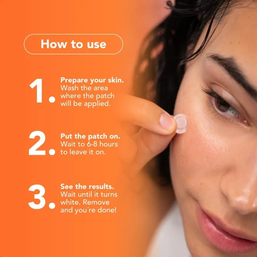 Skin Pimple Patches for Face 90 Unit Hydrocolloid Skin Care Acne Safe for Sensitive Skin Use Under Makeup Absorbing Spot Cover