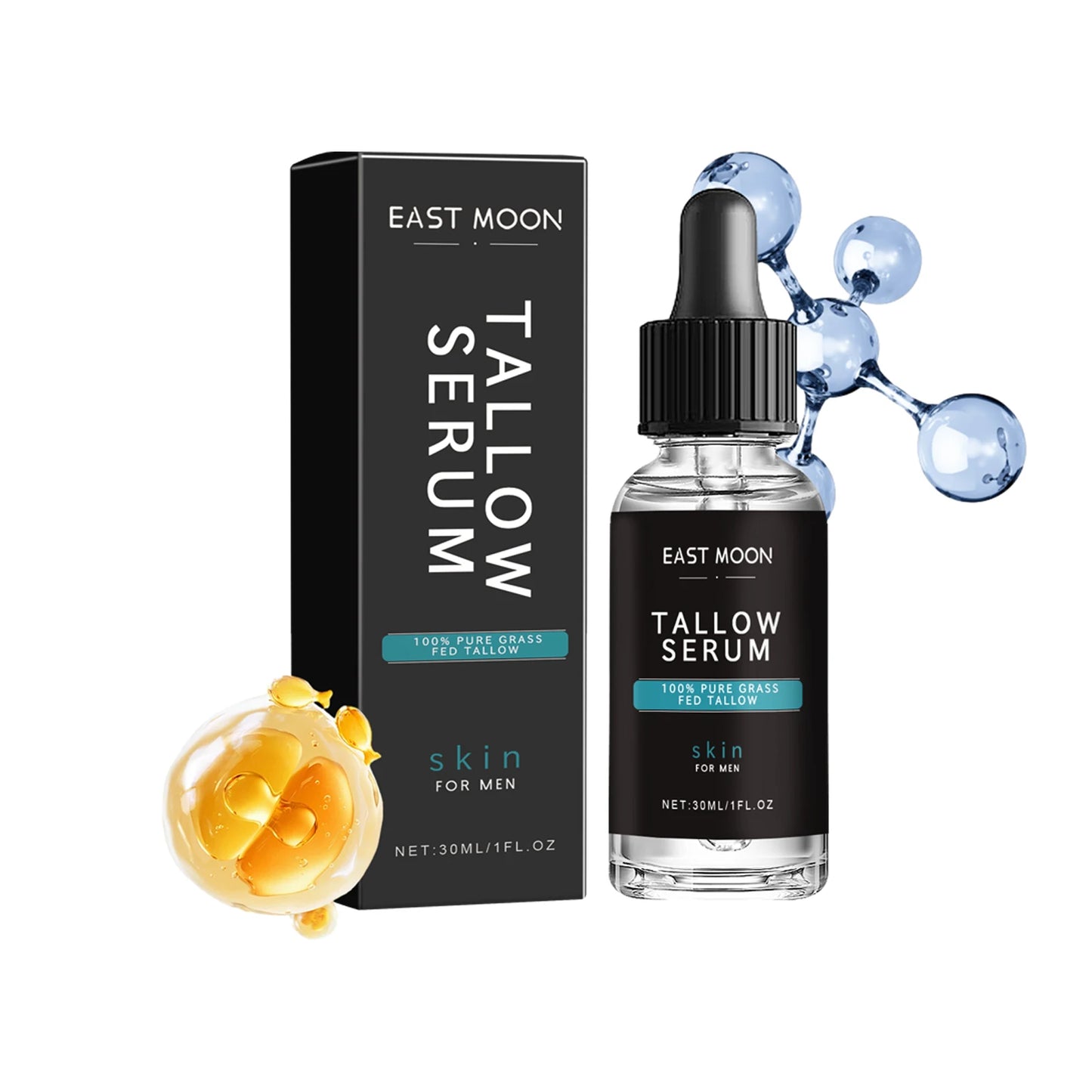 Tallow Serum Improve Skin Tone Anti Wrinkle and Firming Skin Elastic Moisturizing Transparent Herbal Facial Skin Care Essences