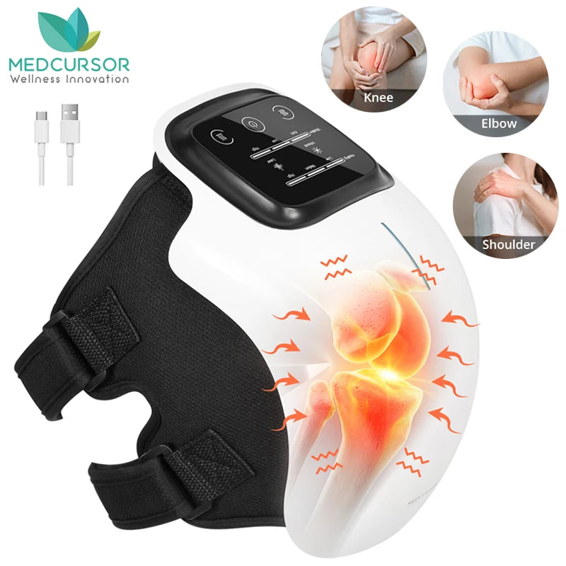 Medcursor Wireless Knee Pad Massager With 3 Heating Levels