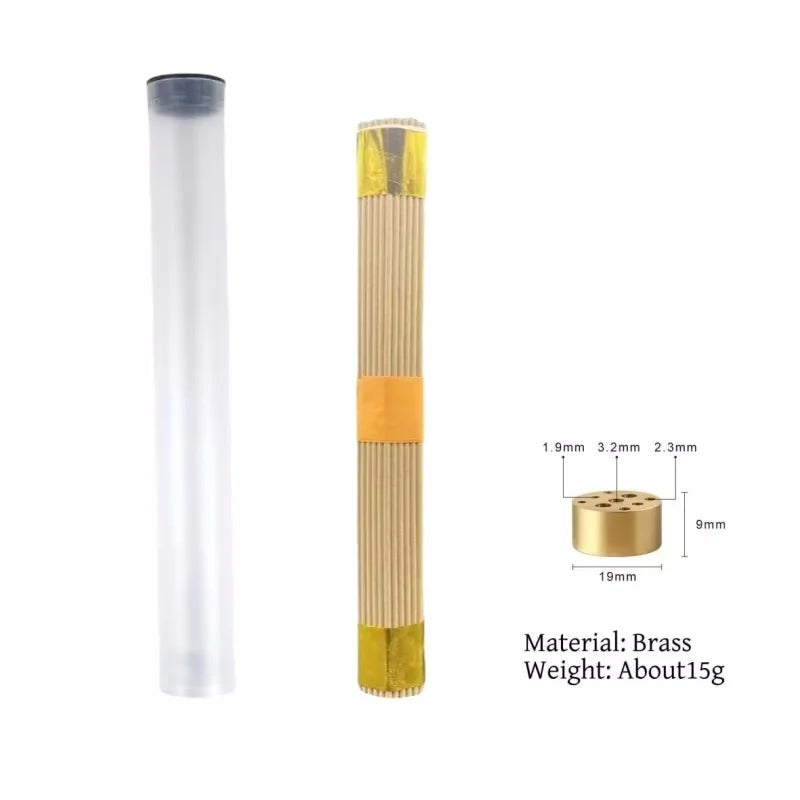 91 Pcs Natural Sandalwood Incense Sticks With Holder