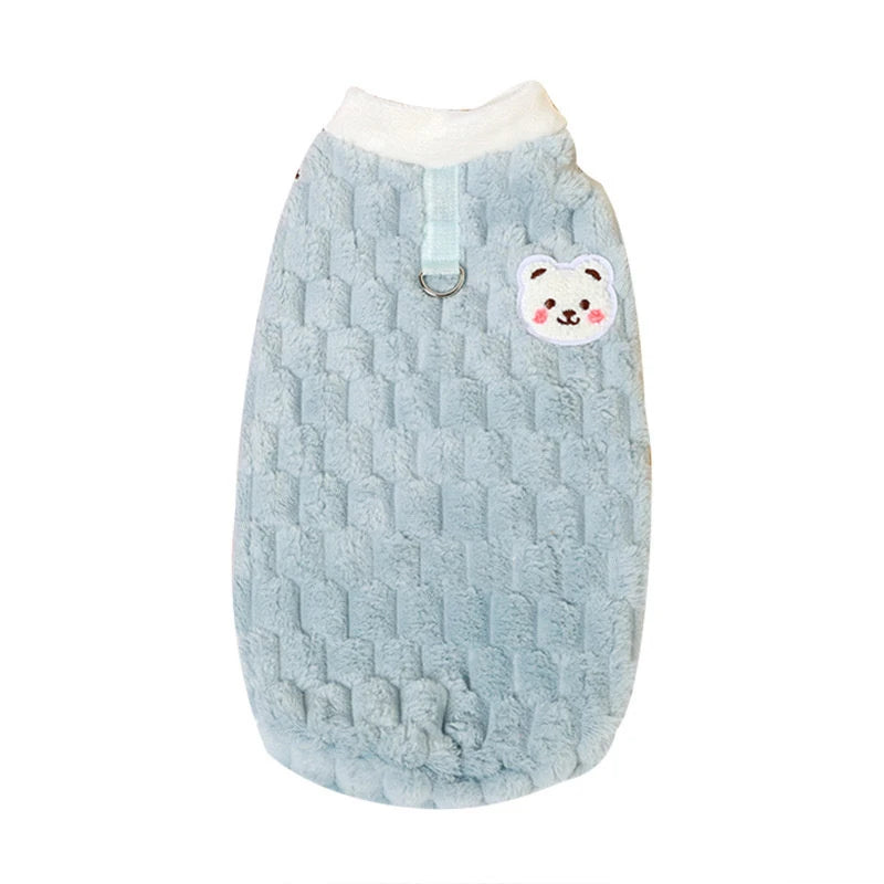 Winter Pet Vest Jacket Fleece Warm Coat For Small Dogs Cats