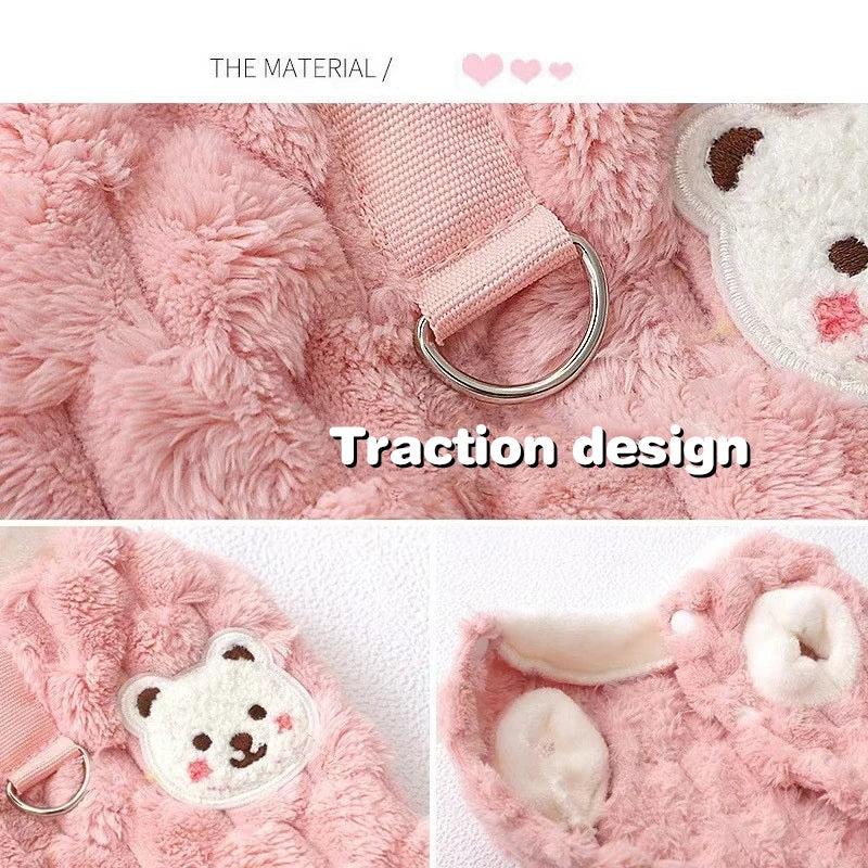 Winter Pet Vest Jacket Fleece Warm Coat For Small Dogs Cats