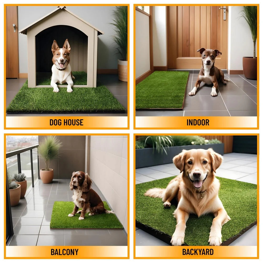 Pet Training Grass Pad 3x5 Fake Grass Floor Mat Indoor Use
