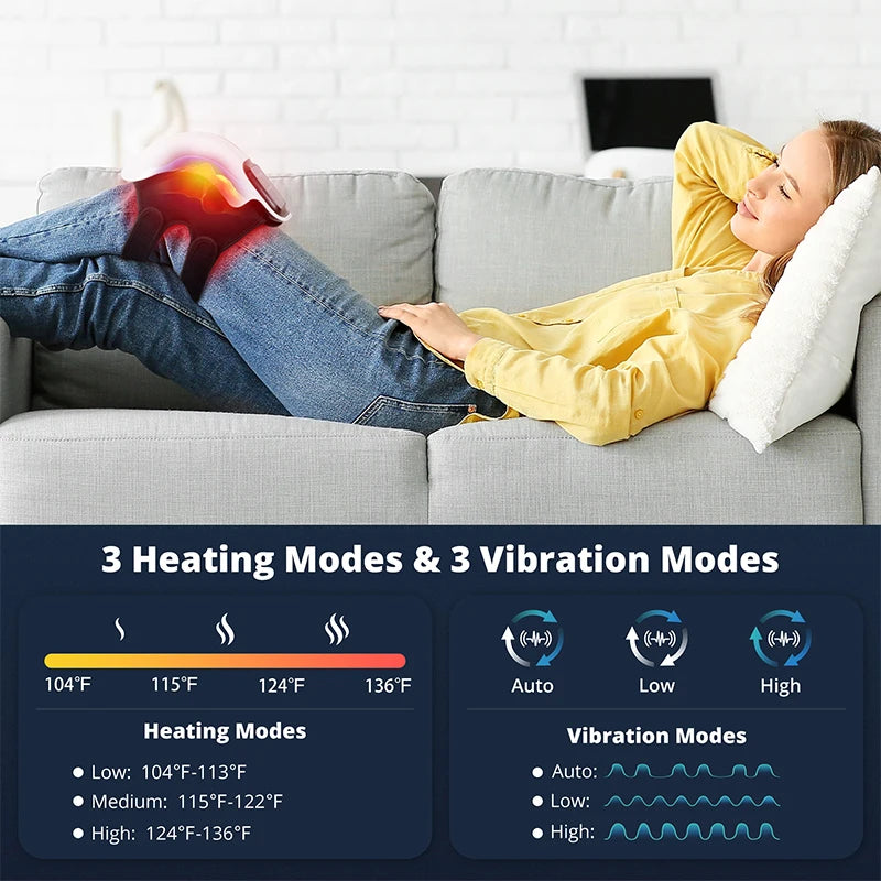 Medcursor Wireless Knee Pad Massager With 3 Heating Levels