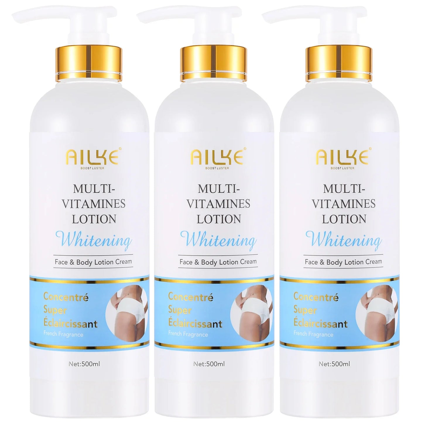 AILKE Natural Multi Vitamin Skin Care Kit Whitening