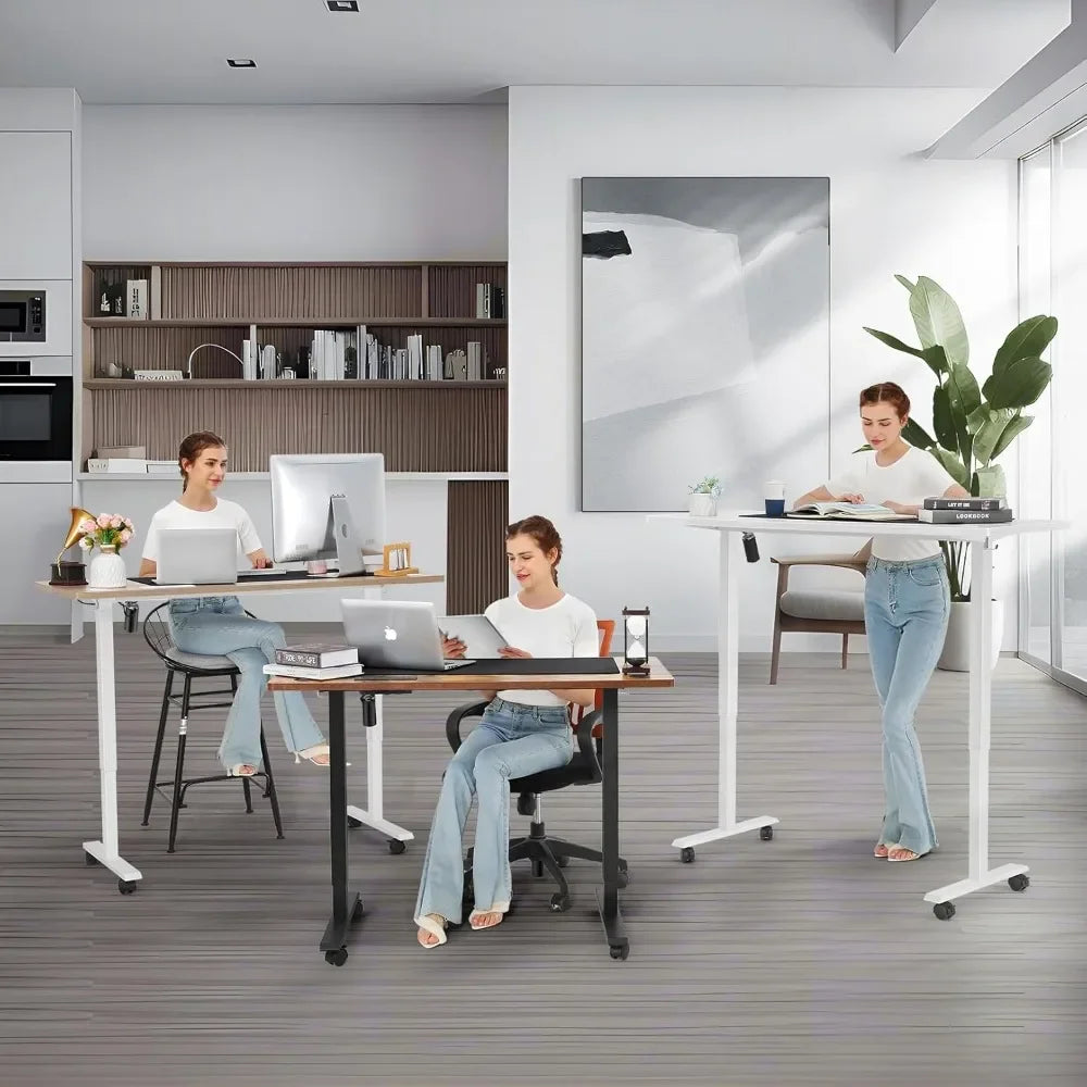 Electric Standing Desk 48x24 Adjustable Height Home Office