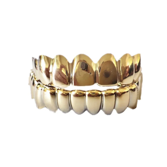 SowSmile Hiphop Gold Silver Real Silicone Gel Snap on Dental False Cover Perfect Smile Veneers Denture Braces Teeth Grillz