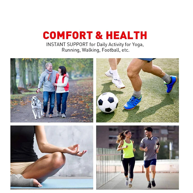 1pair  Ankle Support Plantar Fasciitis Compression Socks for Women and Men,Ankle Compression Sleeve for Basketball Football