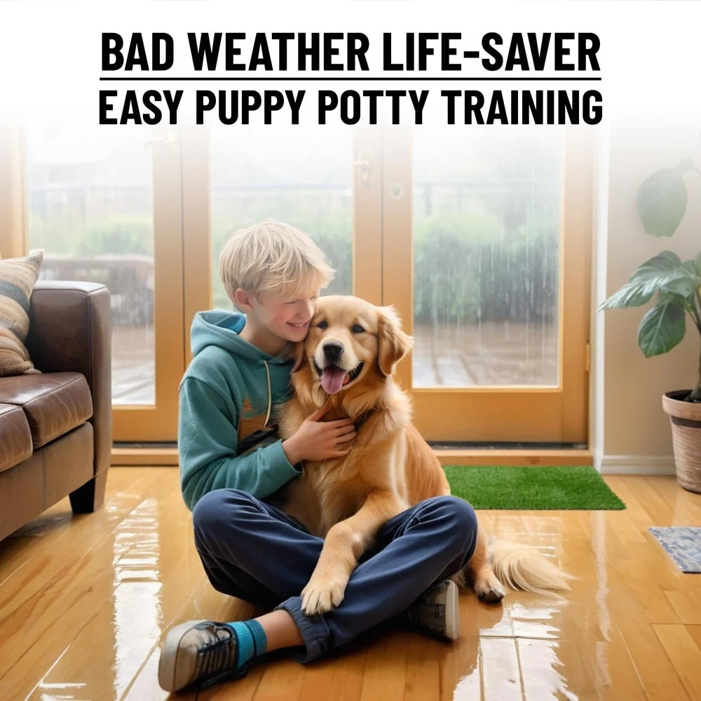 Pet Training Grass Pad 3x5 Fake Grass Floor Mat Indoor Use