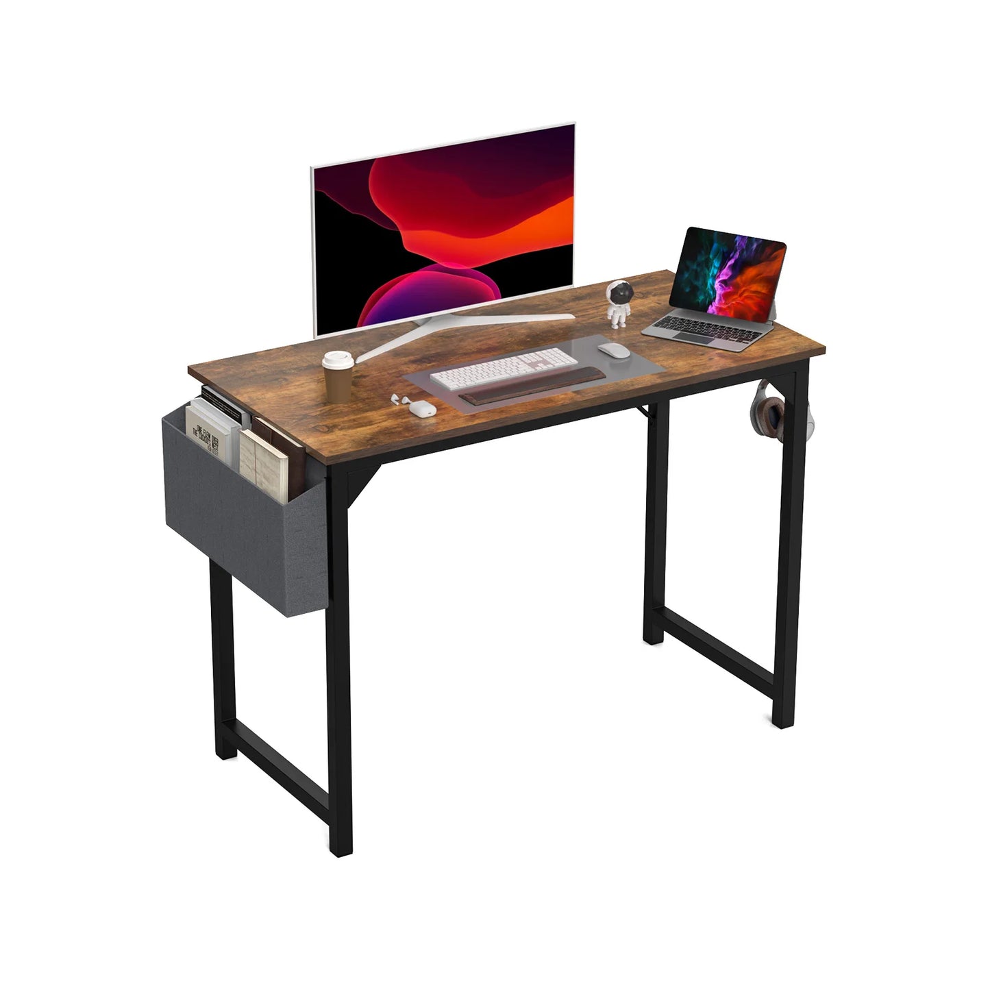 JHK Computer Desk Gaming Table With Headphone Hook