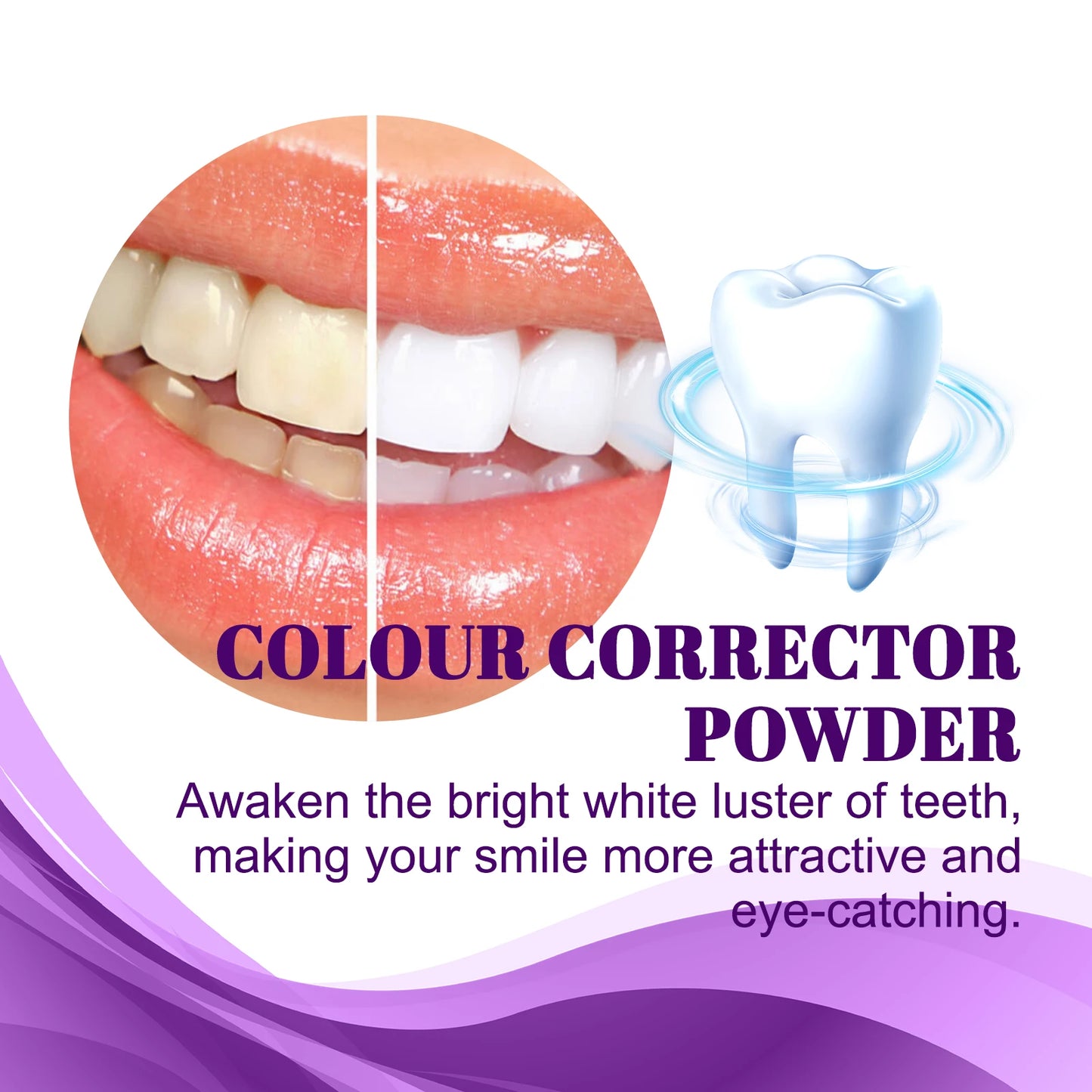Teeth Cleaning Powder Effectively Removes Tartar and Plaque, Improves Yellowing Teeth,Freshens Breath,Teeth Whitening Powder