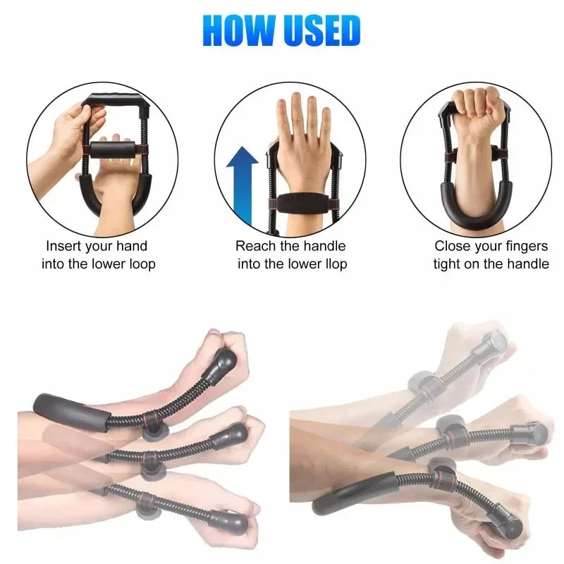 Adjustable Spring Wrist Stretcher Forearm Training