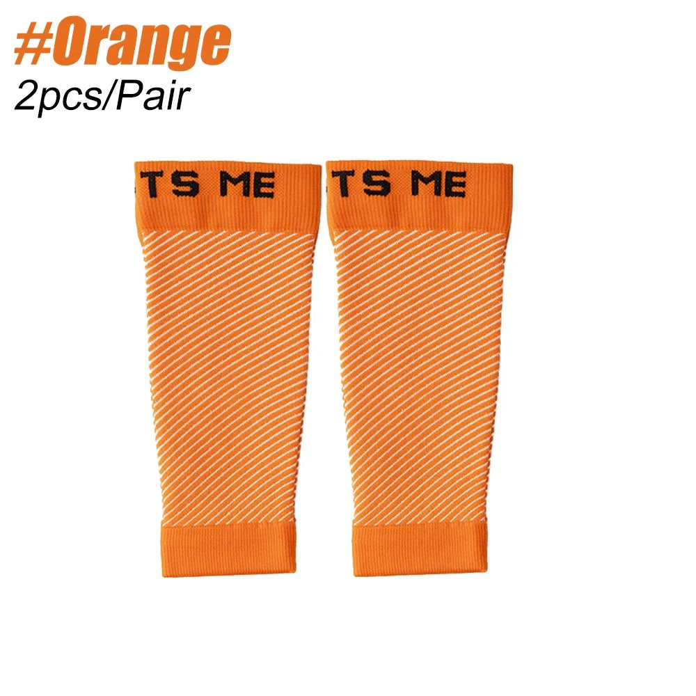 1Pair Calf Compression Sleeves for Men & Women (23-32 mmHg),Footless Compression Socks for Varicose Veins & Shin Splint Relief