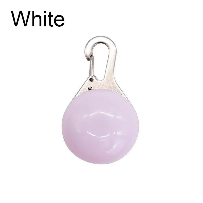 Led Luminous Dog Cat Collar Glowing Pendant Safety Necklace
