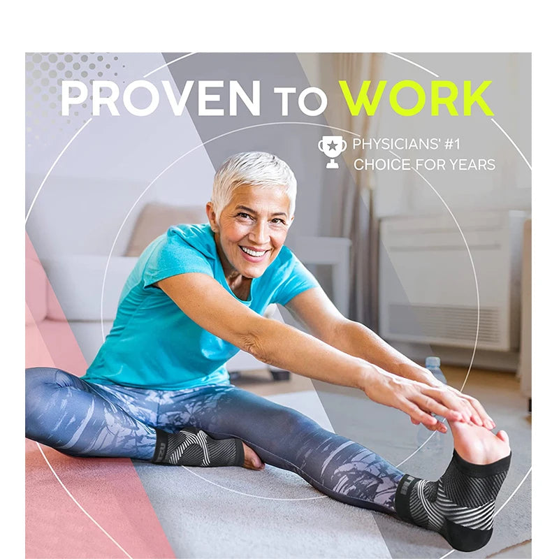 1pair  Ankle Support Plantar Fasciitis Compression Socks for Women and Men,Ankle Compression Sleeve for Basketball Football