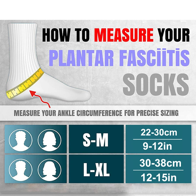 1pair  Ankle Support Plantar Fasciitis Compression Socks for Women and Men,Ankle Compression Sleeve for Basketball Football