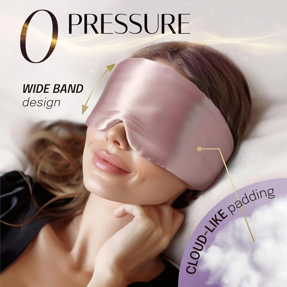 Mulberry Silk Sleeping Mask Eye Patch Light Blocking
