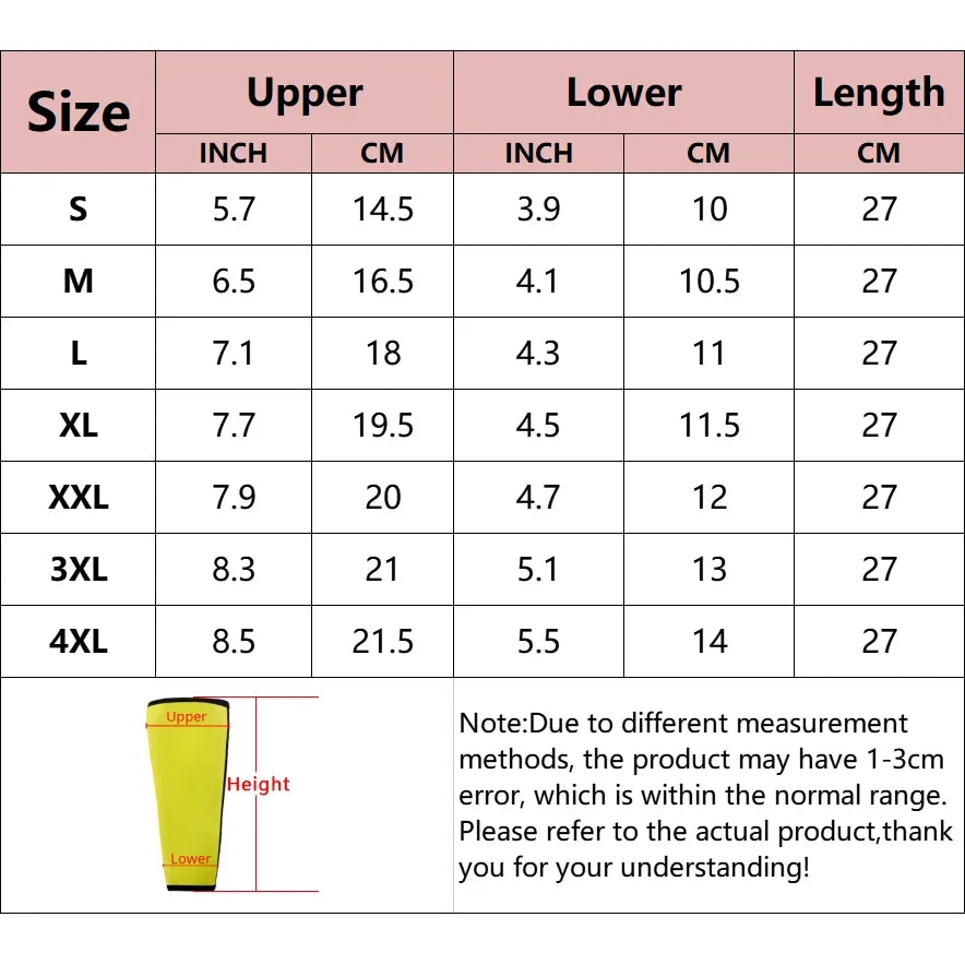 1Pair Leg Warmers Compression Calf Support Leg Brace Sleeves Leg Protection Wraps Sleeves Gym Weight Loss Calf Trimmer Covers