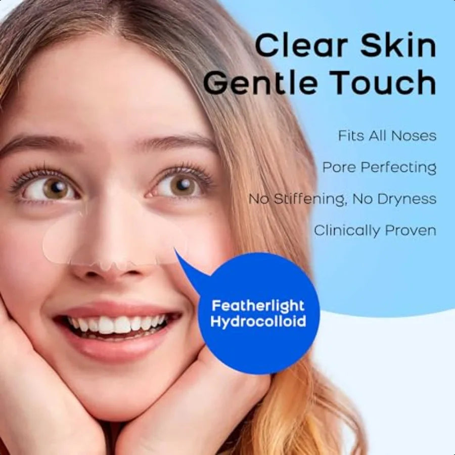 Pimple Patches for Nose Cover Nose Pimples Overnight Hydrocolloid Acne Patches Absorbs Oil Overnight Facial Skin Care Products