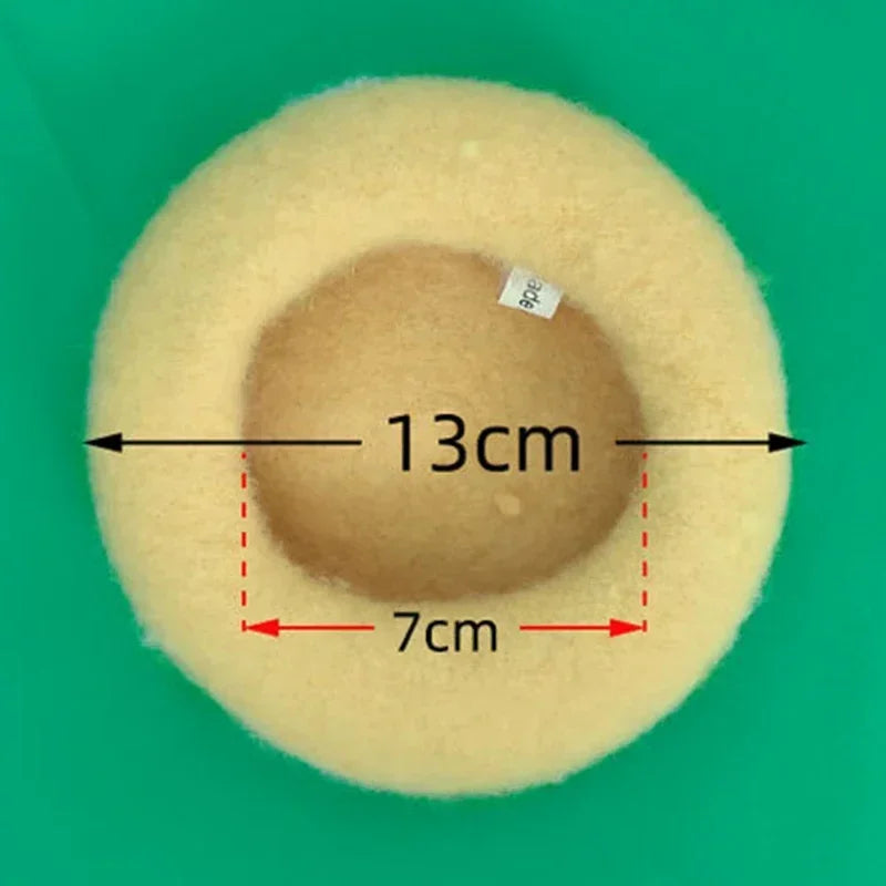 Winter Wool Beret Hat For Pets Cats Dogs Christmas Earmuffs