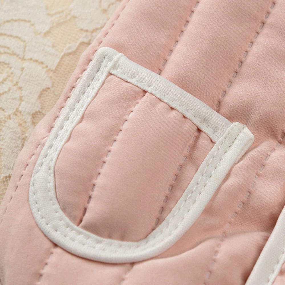 Cotton Padded Dog Coat Vest With Pockets For Small Dogs