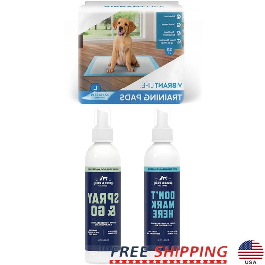 Puppy House Training Kit With Training Pads And Odor Control