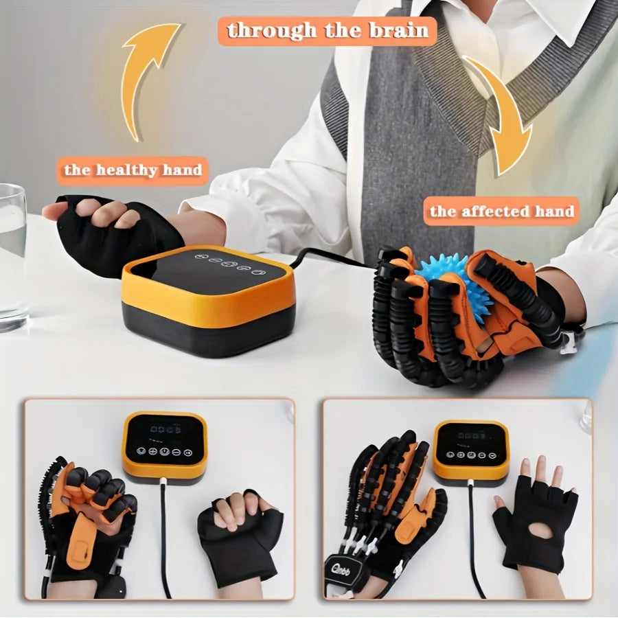 Hand Rehabilitation Robot Gloves For Home Therapy Stroke