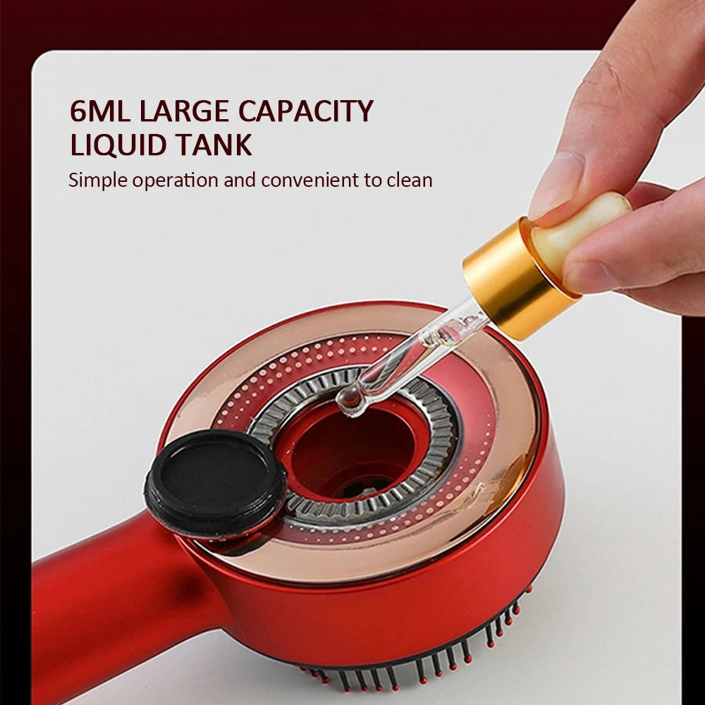 Electric Vibration Massage Comb Red Light Therapy Hair Care