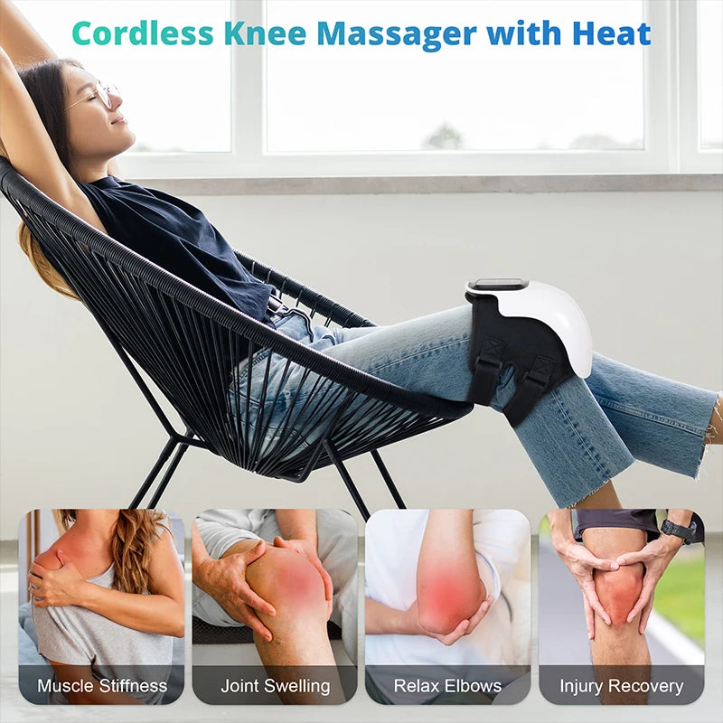 Medcursor Wireless Knee Pad Massager With 3 Heating Levels