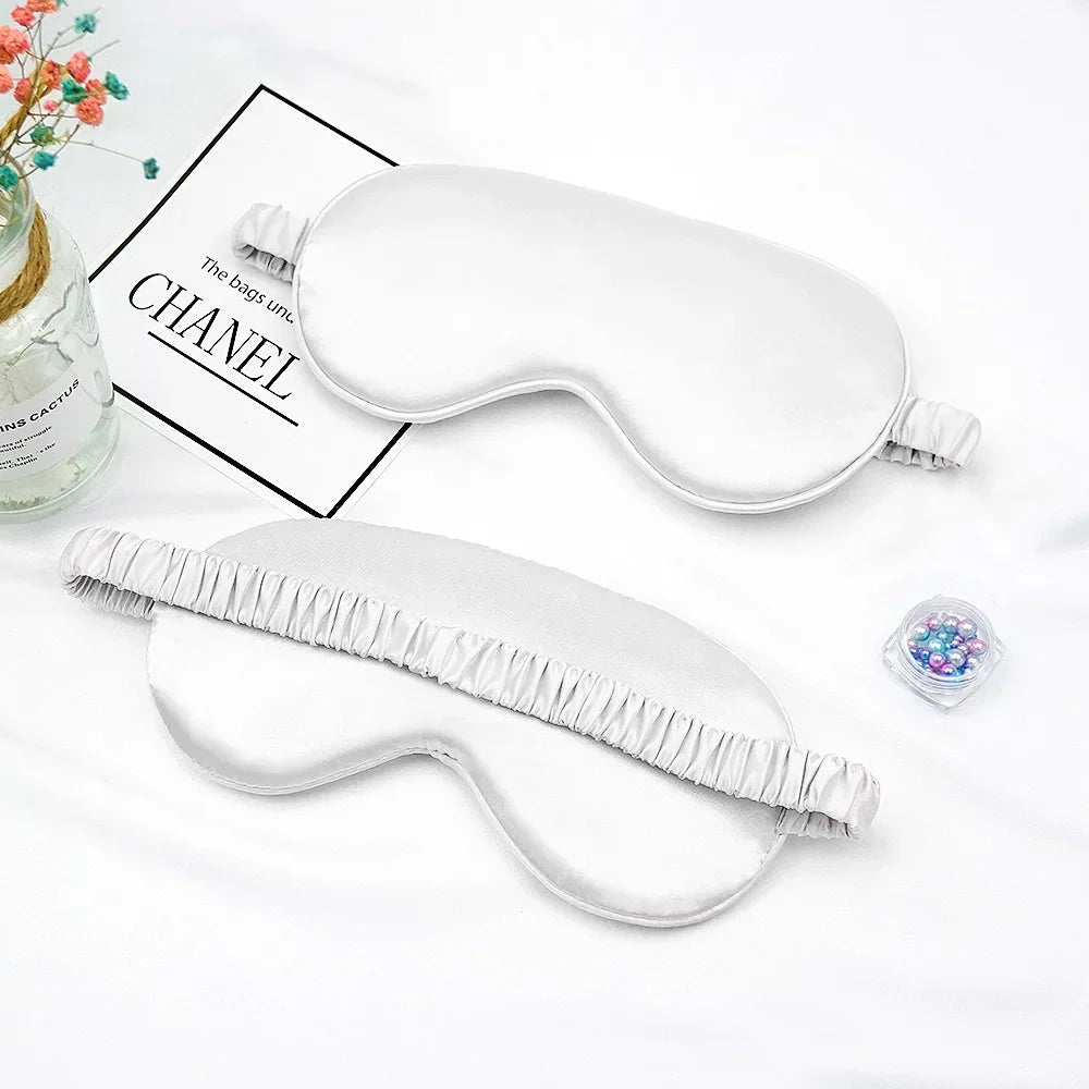 Imitated Silk Sleep Eye Patch Mask With Elastic Headband