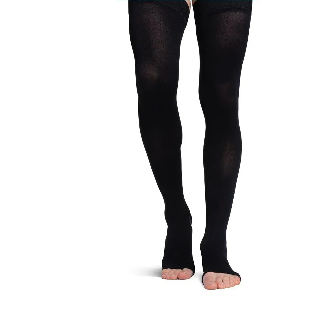 40-50 mmHg Thigh High Compression Socks  Men -Best Medical,Nursing,Hiking,Varicose,Travel Flight Socks-Running  Fitness