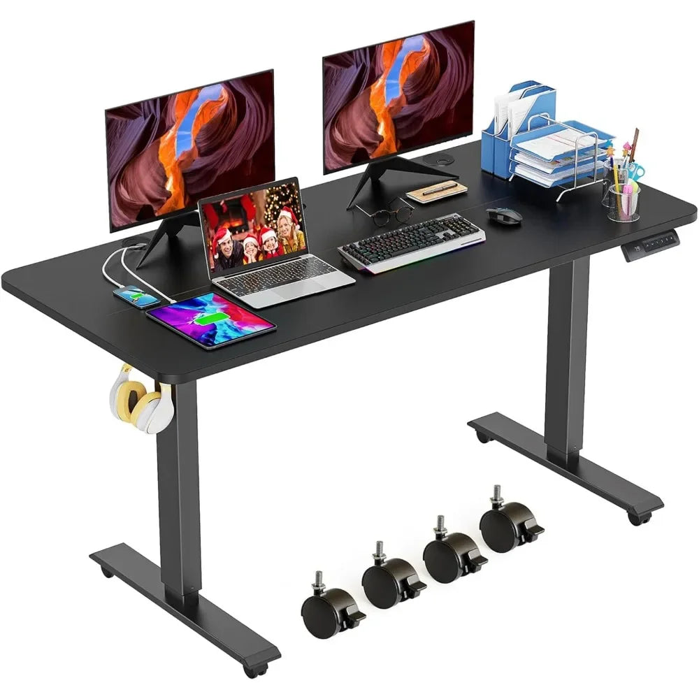 Electric Standing Desk 48x24 Adjustable Height Home Office