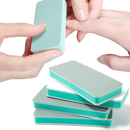 10 Pcs Dual Sided Nail Buffing Blocks Pro Nail Care