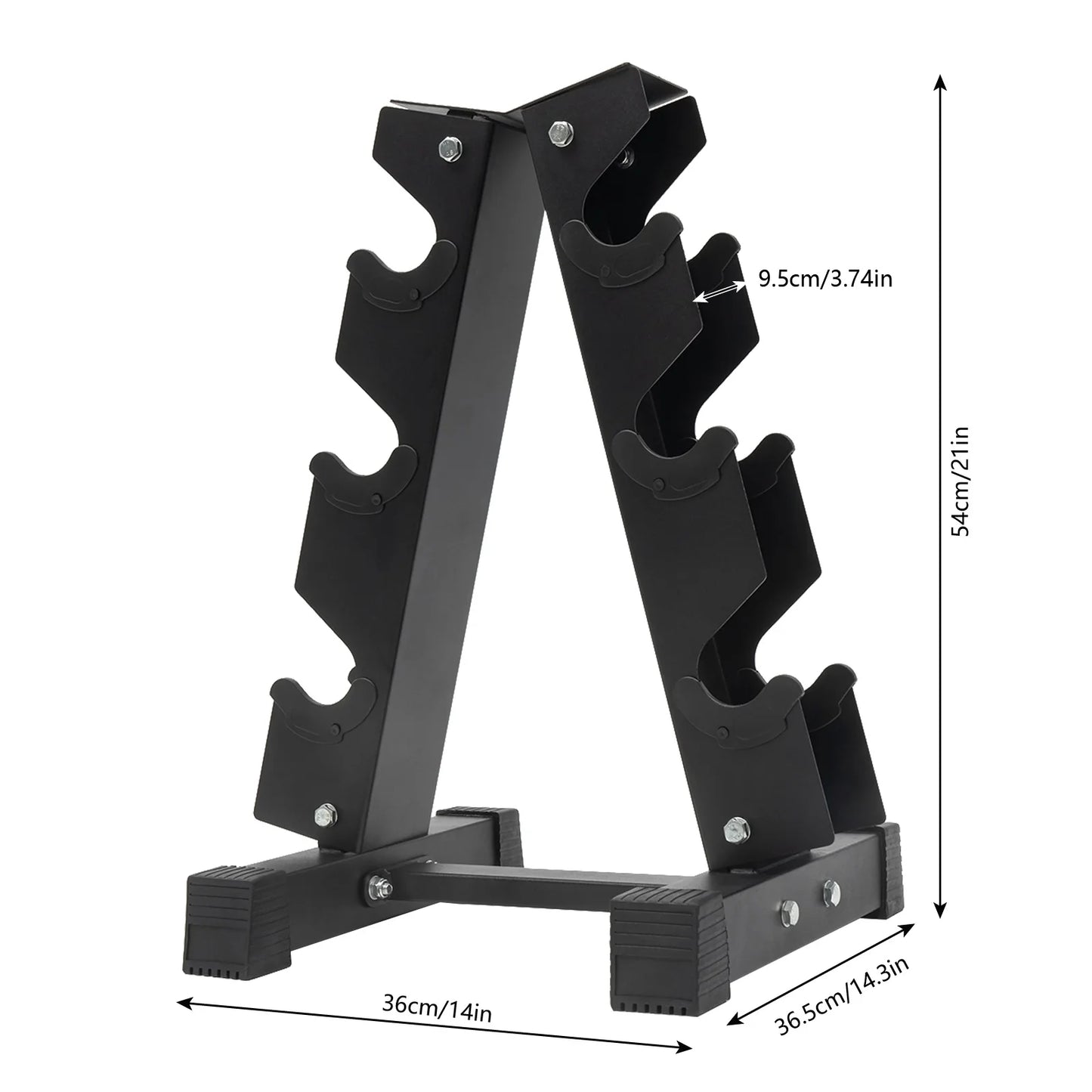A Frame Dumbbell Rack For Home Gym Organization And Storage
