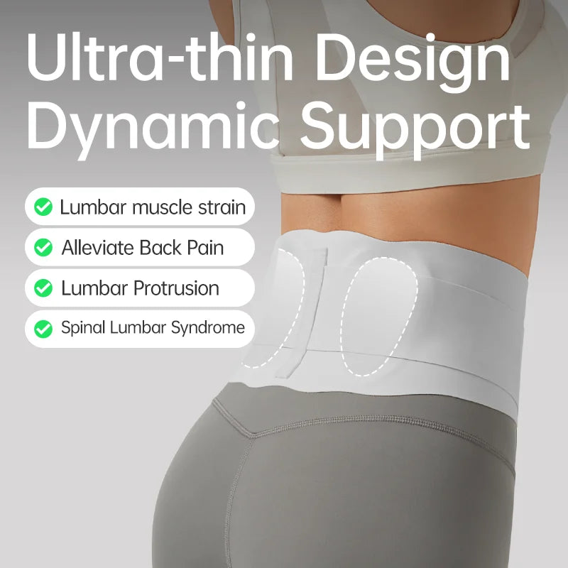 Unisex Back Support Belt Adjustable Lumbar Brace Sciatica