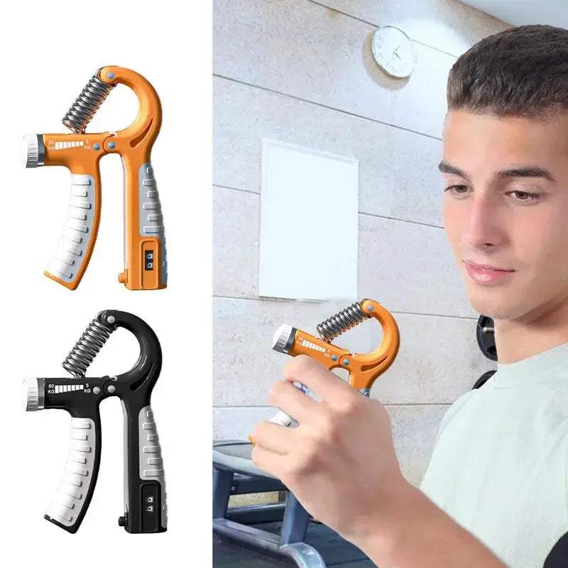 Grip Strengthener Adjustable 5 To 60kg Unisex Hand Exerciser