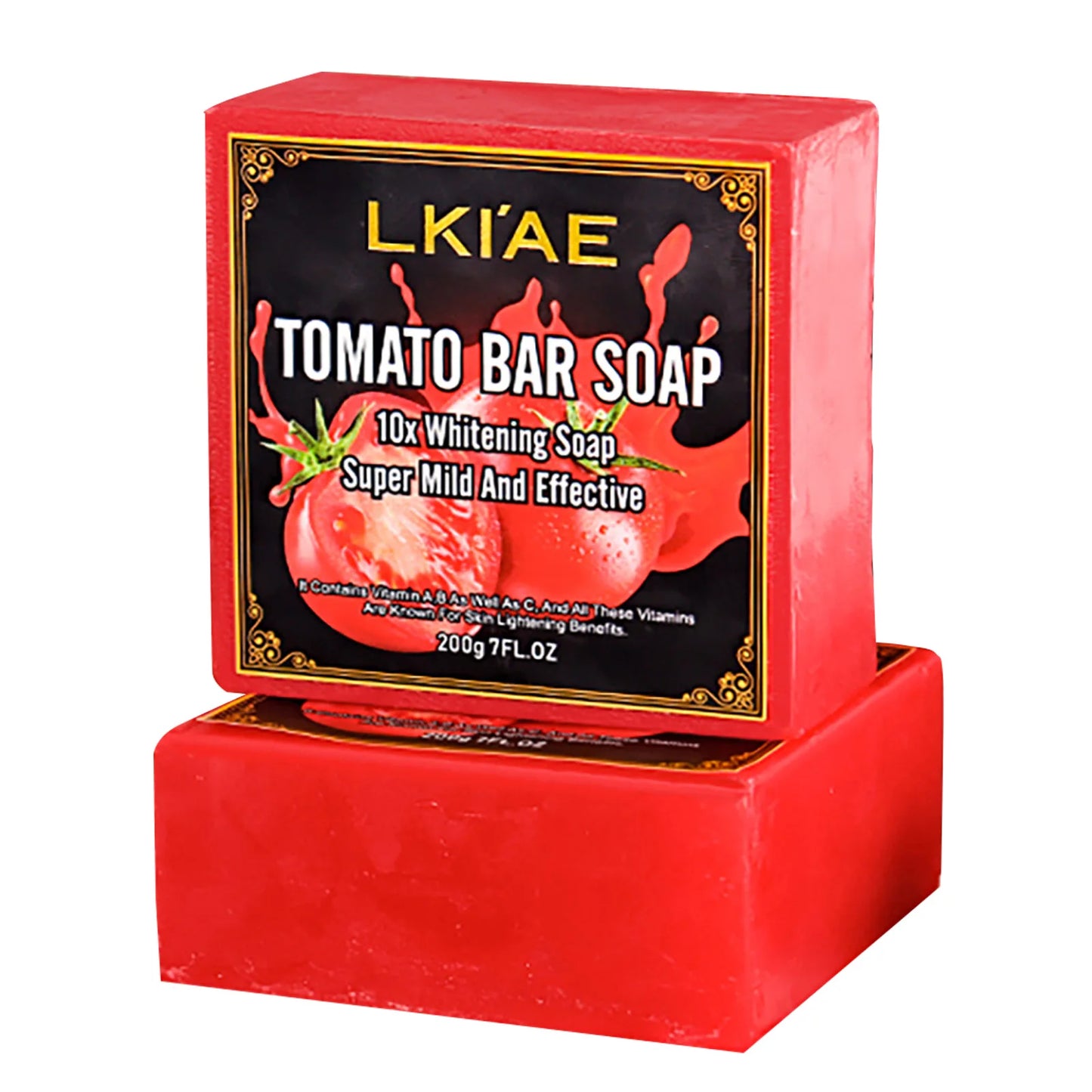 AILKE Organic Tomato Soap Bar Whitening For Face And Body